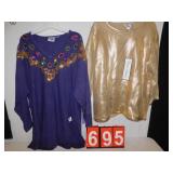 DIANE GILMAN 2 SHIRTS 2X