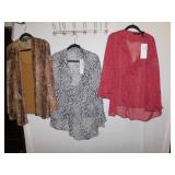 3 X TOPS 1 2 PC SET TWO NEW WITH 38.00 TAGS
