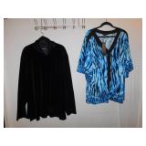 SUSAN GRAVER 3 X VELVET TOP, ROAM NY TOP NEW, 2