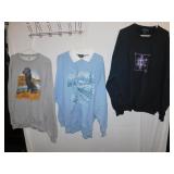 XXL BLACK SPARKLE SWEATSHIRT, RED CARDINAL 3 X -