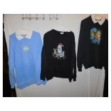 X L GRAY SWEATER, KAREN SCOTT CHENILLE 3 X