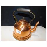 COPPER TEA POT COPRAL