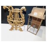 METAL MUSIC MOTIF STAND, WALL ELECTRIC LIGHT