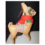 ANNALEE 19" H SANTA & REINDEER