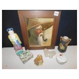 ORIENTAL VASE, STATUE, AND PICTURE, ETC.