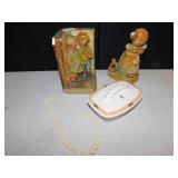 CHALK BOOK END, SOAP DISH VILLROY & BOCH