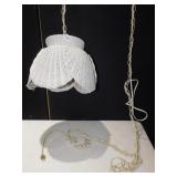 WICKER HANGING LAMP