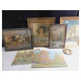 ORIGINAL PAINTING OF "AUTUMN LEAVES" BY CARL