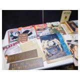 TIME MAGAZINES FROM 1987, RETRO SIGNS, ETC.