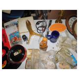 45 RECORDS, BOOKS, VINTAGE FOOT MASSAGER,