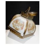 CEILING HANGING LIGHT 11 IN HIGH 16 IN WIDE