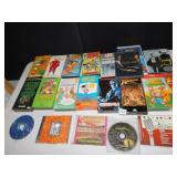 ASSORTED TAPES AND CDS CHILDREN