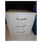 THREE DRAWER STORAGE BIN 15" X 15" X 15"