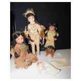 PORCELAIN DOLL BUFFALO CHILD CAROL SMITH - 4