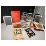 BOOKS, BRIDGE, PICTURE FRAMES, ETC.
