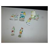 GROUP JAPAN PORCELAIN FIGURES