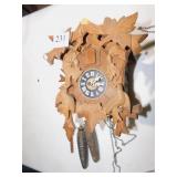 COO COO CLOCK, 8" TALL, PIECE DETACHED BUT CAN BE