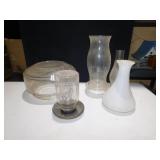 LARGE LIGHT GLOBE 10" OPENING, HURRICANE CANDLE