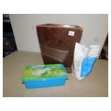 WASTE BASKET, SWIFFER WET PADS, ETC.