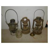 VINTAGE DIETZ OIL LAMPS