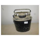 VINTAGE CAN 12" H X 7" W