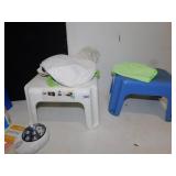 STEP STOOLS, OXICLEAN, COMPACT, SCISSORS, LIGHT,