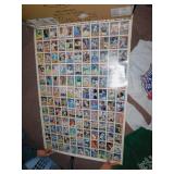 UNCUT BASEBALL CARDS SHEETS 3 - 1991 TOPS BOARD
