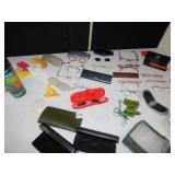 GROUP OF GLASSES NICE SMALL FRAMES & CLIP ON