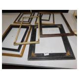 VARIOUS PICTURE FRAMES, NO GLASS