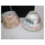 TWO NEW LAMP SHADES