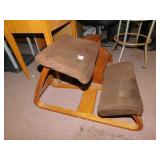 TWO ROLLING 4 DRAWER ORGANIZERS