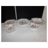 CHINA TULIP TIME BY JOHNSON BROS. 6 DINNER