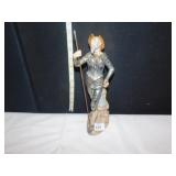 PORCELAIN SUAE SPAIN R/50 MAN IN ARMOR 11"