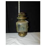FORD MODEL 100 BRASS CAR LANTERN BEVELED GLASS