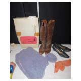 VINTAGE WRAP 33" L BELIEVE SZ. 8 RIDING BOOTS