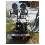 YARD MACHINE SNOW BLOWER 22" BASE, 55 HP,