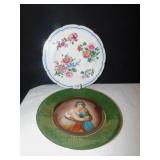 OLD COALPORT 1825 PLATE AND ROYAL MUNICH PLATE
