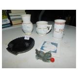 IRONSTONE PIECES, GOEBEL CAT, ETC.