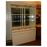 WHITE 2 PC CHINA CABINET BROYHILL PREMIER