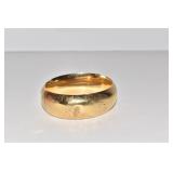 14 KT GOLD BRACELET ETCHED DESIGN HAS DENT -21.39