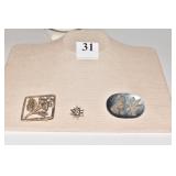 STERLING PINS FLOWER 15.15 DWT