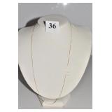 18KT 22" CHAIN 0.99 DWT