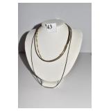 3 925 NECKLACES INCLUDING FINE 21.00 DWT