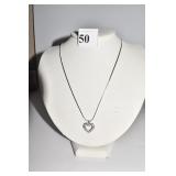 14KT WHITE GOLD 4.06 DWT 20IN WITH DIAMONDS