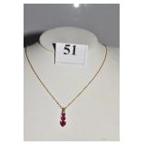 14KT WITH UNMARKED PENDANT 4.10 DWT
