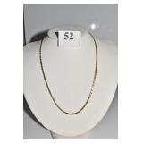 14KT 6.33 DWT 16IN NECKLACE