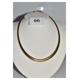 14KT HERRING BONE CHOKER CHAIN 2.55 DWT