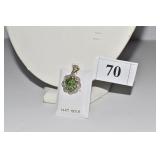 14KT PENDANT 2.0 CTW WITH .28 CTW DIAMONDS