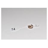 14KT FLOWER PIN MINIATURE PEARLS 1.86 DWT