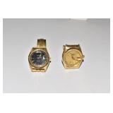 GRUEN QUARTZ CALENDAR DIAL GENEVA QUARTZ